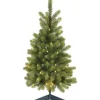Künstlicher Weihnachtsbaum LED Tannenbaum Nagano 90 cm Kunsttanne Grün