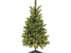 Künstlicher Weihnachtsbaum LED Tannenbaum Nagano 90 cm Kunsttanne Grün