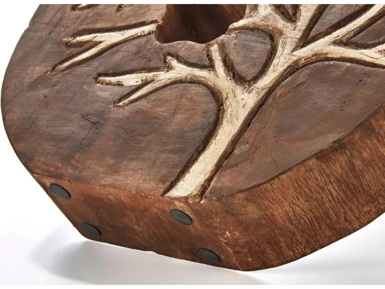 Kobolo Dekofigur Holzdeko Holzfigur TREE aus Holz