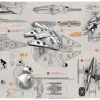 Komar Fototapete Star Wars Blueprints 368 cm x 254 cm FSC®