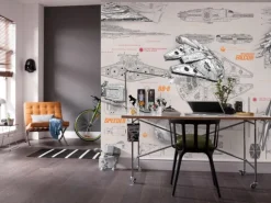 Komar Fototapete Star Wars Blueprints 368 cm x 254 cm FSC®