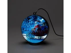 Konstsmide 3D Hologrammkugel Winterlandschaft 2 h Timer64 Dioden Innen (USB)