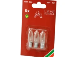 Konstsmide Ersatzbirne 55 V 3 W 3 Stück Warmweiß
