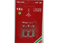 Konstsmide Ersatzbirne für Baumketten klar 3er Set 14 V 3 W