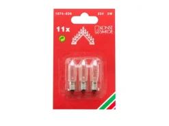 Konstsmide Ersatzbirne für 10-flammige Holzleuchter Klar