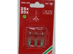 Konstsmide Ersatzbirne für Baumketten klar 3er Set 12 V 3 W