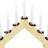Konstsmide Holzleuchter Innen 7-flammig 230 V Natur