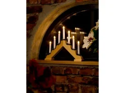 Konstsmide Holzleuchter Innen 7-flammig 230 V Natur