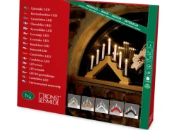 Konstsmide Holzleuchter Innen 7-flammig 230 V Natur