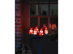 Konstsmide LED Acryl Weihnachtsmann 5er-Set 40 Dioden Warmweiß