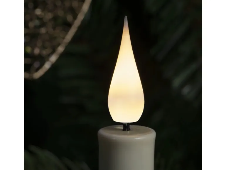 Konstsmide LED Baumbeleuchtung 12 kabellose Baumkerzen 24 Dioden Warmweiß