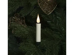 Konstsmide LED Baumbeleuchtung 12 kabellose Baumkerzen 24 Dioden Warmweiß