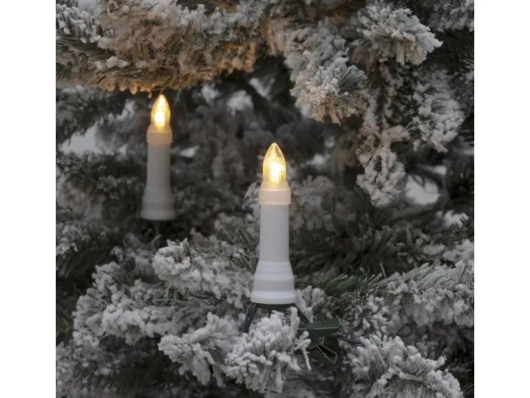 Konstsmide LED Baumkette Topbirnen "One String" 25 Dioden 4,5V Außen (IP44)