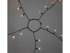 Konstsmide LED Baummantel mit Ring Ø 11, 5 cm 50 Bernsteinfarbene Dioden