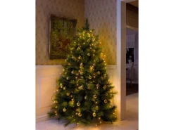 Konstsmide LED Baummantel mit Ring 150 bernsteinfarbene LEDs innen