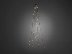 Konstsmide LED Baummantel mit Ring 250 bernsteinfarbene LEDs innen