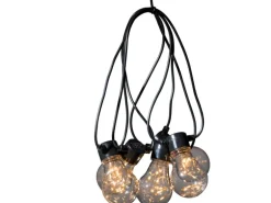 Konstsmide LED Biergartenkette mit LED Tropfen und 10 Leuchtmittel