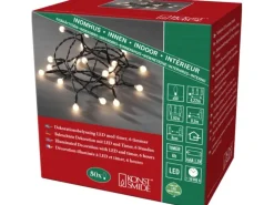 Konstsmide LED Globekette Rund 50 Warmweiß