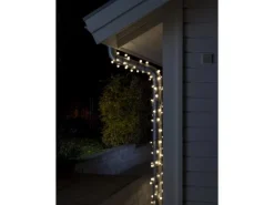 Konstsmide LED Globelichterkette Rund 80 Groß&Klein Warmweiß Schwarz