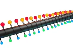 Konstsmide LED Globelichterkette Rund 80 Groß&Klein Bunt