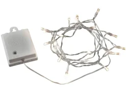 Konstsmide LED Lichterkette 80 warmweiße LEDs weißes Kabel innen und außen