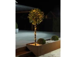 Konstsmide LED Lichterkette 160 bernsteinfarbene LEDs innen und außen