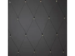 Konstsmide LED Lichternetz gefrostete Dioden mit Lichtsensor und Timer Außen