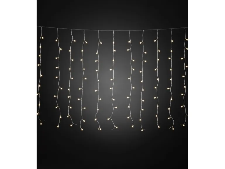 Konstsmide LED Lichtervorhang Globes 400 warmweiße LEDs innen und außen