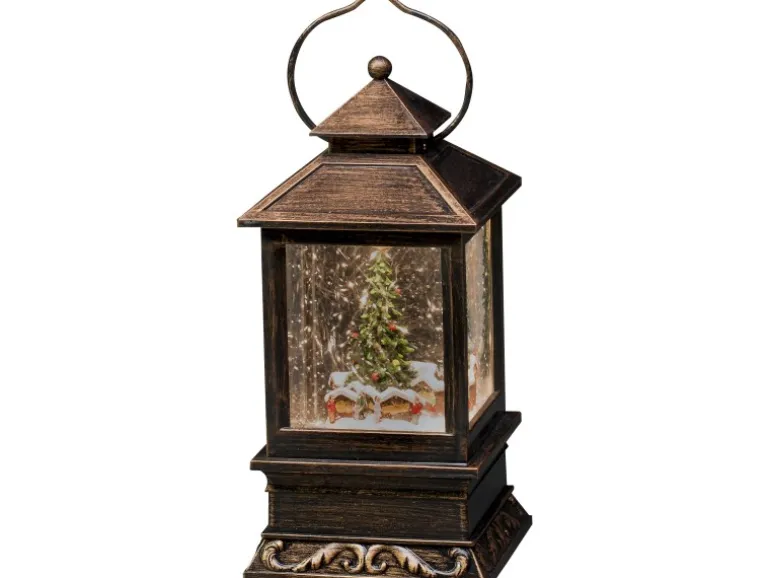 Konstsmide LED Schneelaterne Weihnachtsmarkt 1 LED Warmweiß