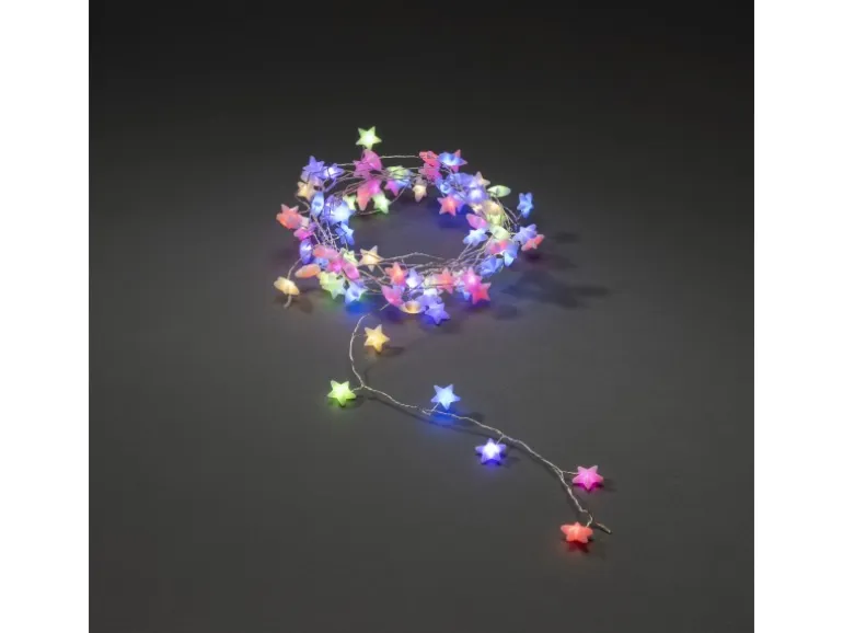 Konstsmide LED Sternenlichterkette 90 Bunte Dioden