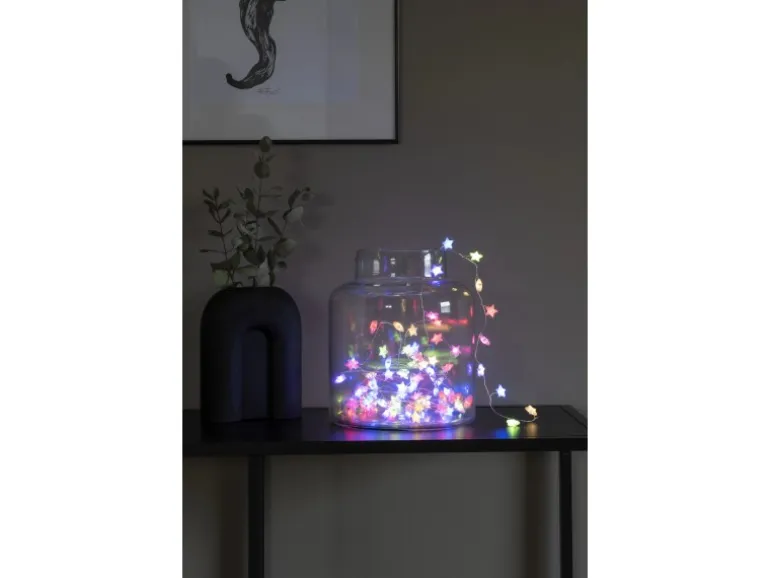 Konstsmide LED Sternenlichterkette 90 Bunte Dioden