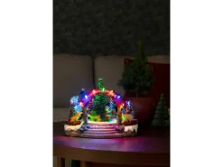 Konstsmide LED Szenerie Weihnachtszoo mit Musik 19 Dioden