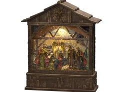 Konstsmide LED Weihnachtskrippe mit 5 h-Timer