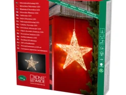 Konstsmide LED-Acryl Stern 24 Dioden Warmweiß