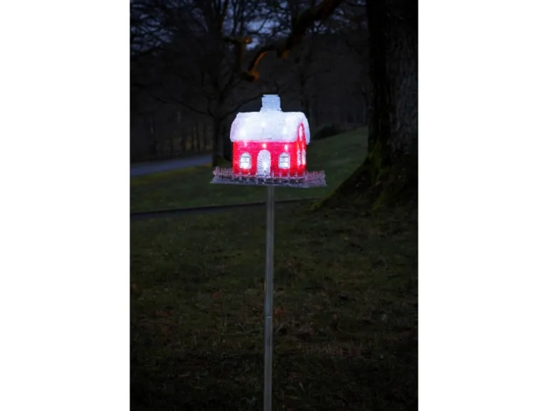 Konstsmide LED-Acryl Vogelhaus 32 kaltweiße LED für Außen