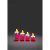 Konstsmide LED-Adventskerzen Acryl 4er-Set 144 kaltweiße LEDs innen und außen