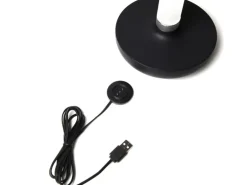 Konstsmide LED-Akku-Vase Biarritz Schwarz ø 13,5 cm x 20,5 cm