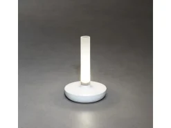 Konstsmide LED-Akku-Vase Biarritz Weiß ø 13,5 cm x 20,5 cm