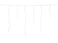 Konstsmide LED-Batterie-Eisregen-Lichtervorhang 80 LED Warmweiß