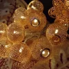 Konstsmide LED-Batterie-Lichterkette Kupferfarbene Metallkugeln 10 Dioden