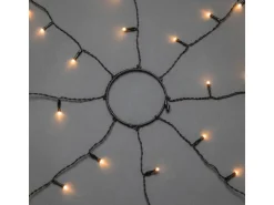 Konstsmide LED-Baummantel mit Ring Gefrostet für Außen Ø 11 cm Bernstein