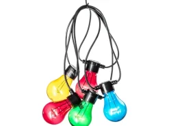 Konstsmide LED-Biergartenkette für außen 20 bunte Leuchtmittel