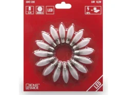 Konstsmide LED-Birne E10-Schraubgewinde Warmweiß 16er-Blister