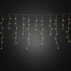 Konstsmide LED-Eisregen Lichtervorhang gefrostet 400 bernsteinfarbene Dioden