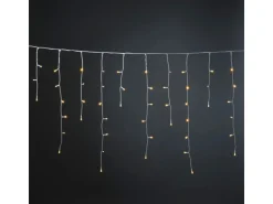 Konstsmide LED-Eisregenvorhang gefrostet 400 bernsteinfarbene Dioden für Außen