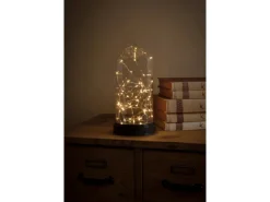 Konstsmide LED-Glaskuppel 50 bernsteinfarbene LEDs innen