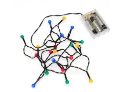 Konstsmide LED-Globelichterkette 20 Dioden Batteriebetrieb Bunt