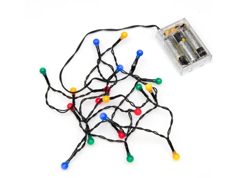 Konstsmide LED-Globelichterkette 20 Dioden Batteriebetrieb Bunt