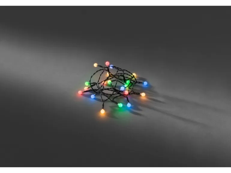 Konstsmide LED-Globelichterkette 20 Dioden Batteriebetrieb Bunt