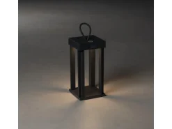 Konstsmide LED-Laterne Cannes Schwarz 42 cm x 15 cm x 15 cm